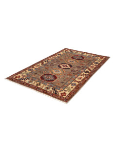 Tappeto Kazak Fine Pakistan 122x190 Marrone Bei 2