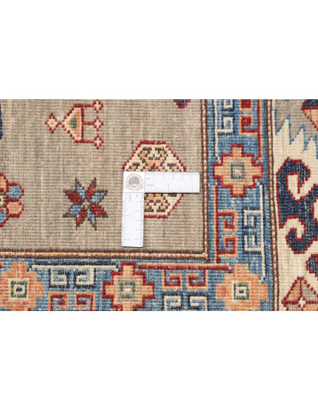Tappeto Kazak Fine Pakistan 122x190 Marrone Bei