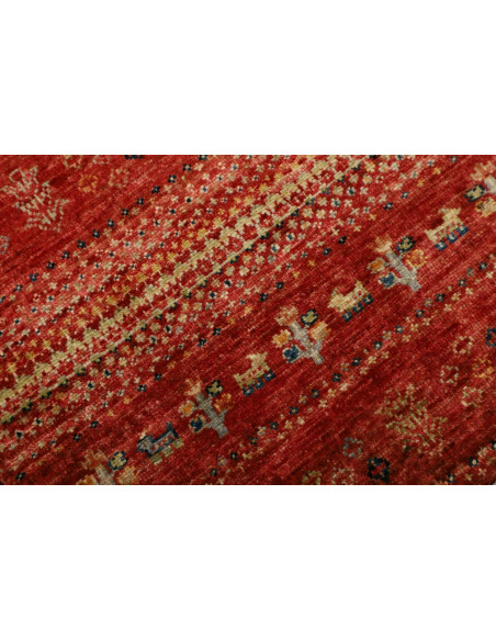 Tappeto Siva Pakistan 82x118 Rosso Intenso Oro