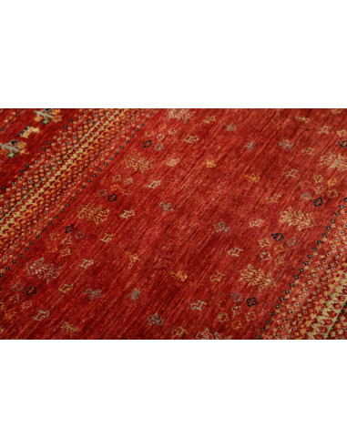 Tappeto Siva Pakistan 82x118 Rosso Intenso Oro