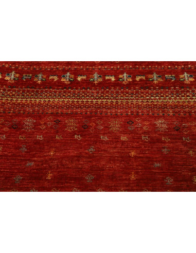 Tappeto Siva Pakistan 82x118 Rosso Intenso Oro