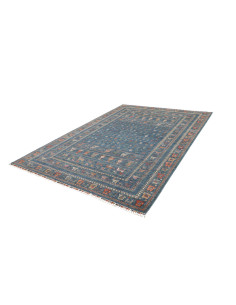 Rug Rubin Pakistan 205x287 Petrol Blue Terracot 2