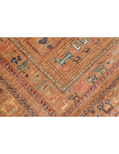 Rug Rubin Pakistan 171x243 Burnt Terracotta Ora