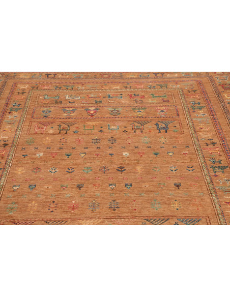 Rug Rubin Pakistan 171x243 Burnt Terracotta Ora