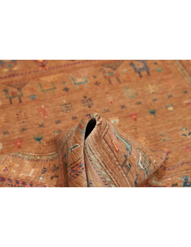 Rug Rubin Pakistan 171x243 Burnt Terracotta Ora
