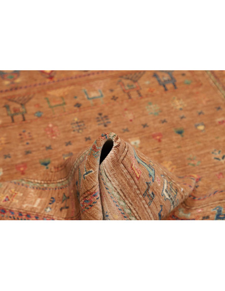 Rug Rubin Pakistan 171x243 Burnt Terracotta Ora