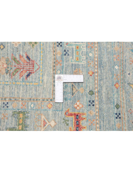 Rug Rubin Pakistan 165x231 Sky Blue Teal Mustar
