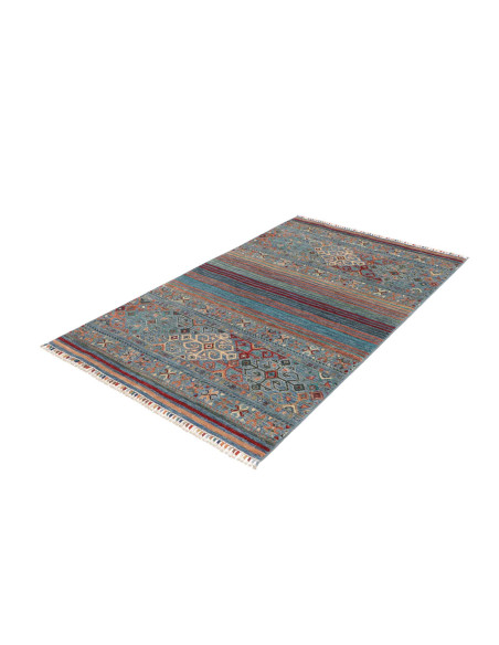 Rug Rubin Pakistan 120x193 Turquoise Blue Orang