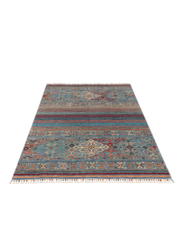 Rug Rubin Pakistan 120x193 Turquoise Blue Orang