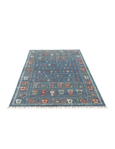 Rug Rubin Pakistan 120x183 Blue Terracotta Oran