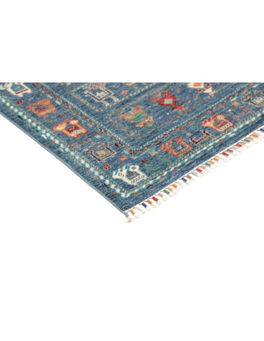 Rug Rubin Pakistan 120x183 Blue Terracotta Oran