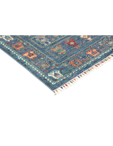 Rug Rubin Pakistan 120x183 Blue Terracotta Oran