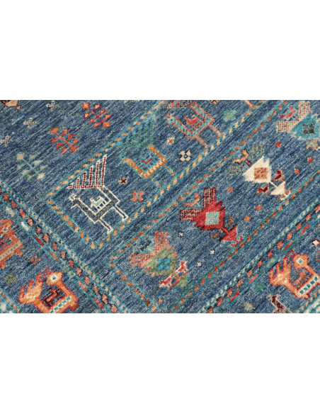 Rug Rubin Pakistan 120x183 Blue Terracotta Oran