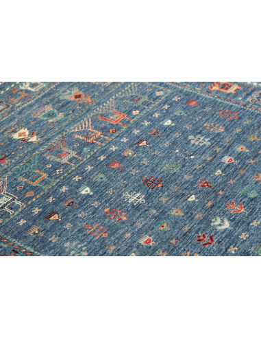 Rug Rubin Pakistan 120x183 Blue Terracotta Oran