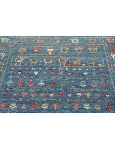Rug Rubin Pakistan 120x183 Blue Terracotta Oran