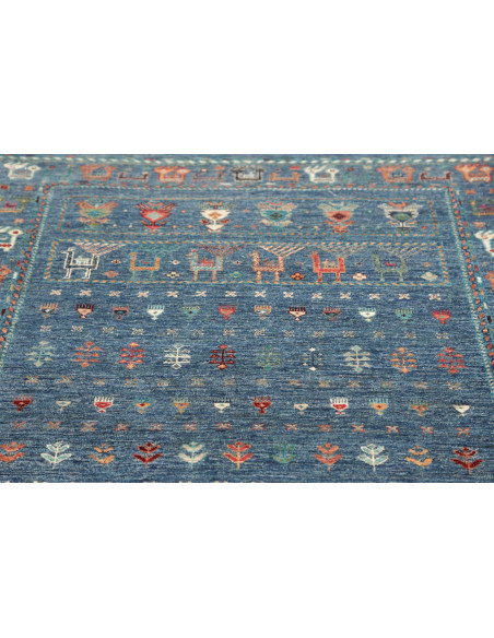 Rug Rubin Pakistan 120x183 Blue Terracotta Oran