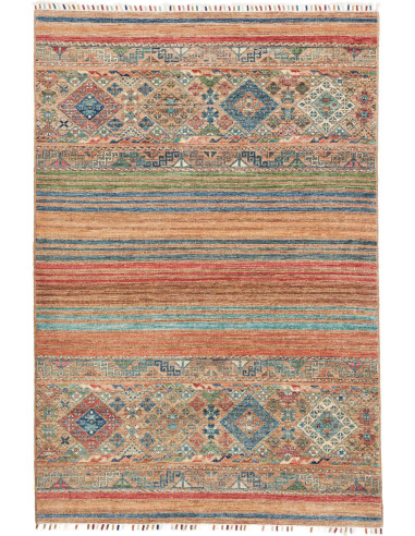 Rug Rubin Pakistan 127x188 Beige Terracotta Blu