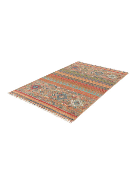 Rug Rubin Pakistan 127x188 Beige Terracotta Blu