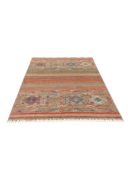Rug Rubin Pakistan 127x188 Beige Terracotta Blu