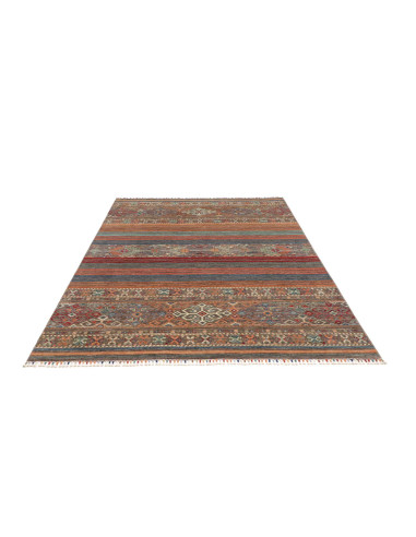 Rug Rubin Pakistan 170x238 Terracotta Blue Rust