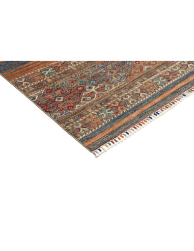 Rug Rubin Pakistan 170x238 Terracotta Blue Rust