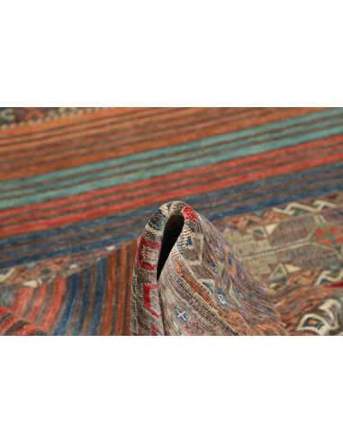 Rug Rubin Pakistan 170x238 Terracotta Blue Rust