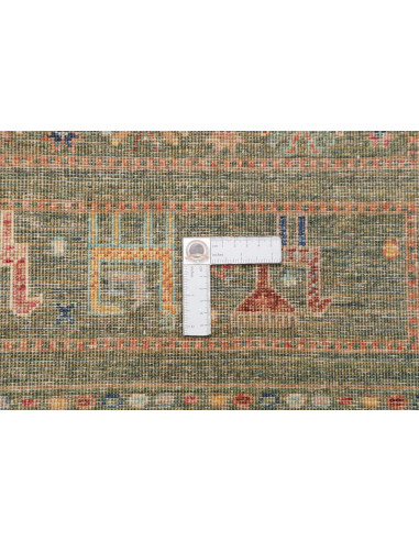 Rug Rubin Pakistan 126x185 Petrol Blue Brick Or