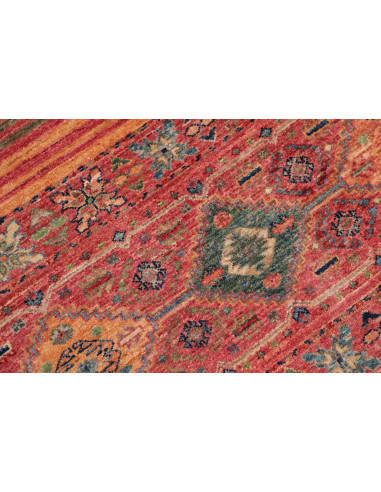 Rug Rubin Pakistan 154x198 Terracotta Red Blue