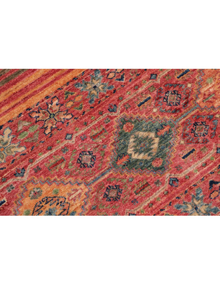 Rug Rubin Pakistan 154x198 Terracotta Red Blue