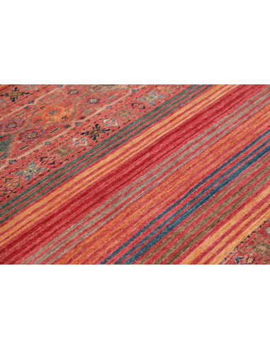 Rug Rubin Pakistan 154x198 Terracotta Red Blue