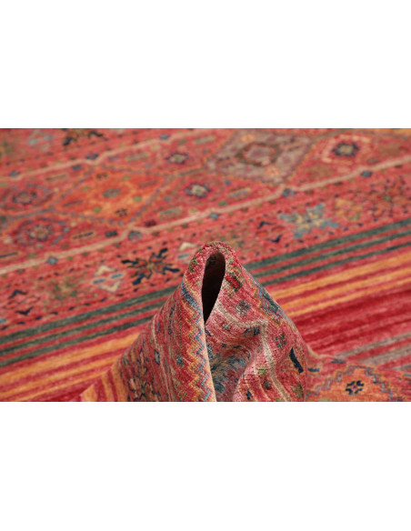 Rug Rubin Pakistan 154x198 Terracotta Red Blue