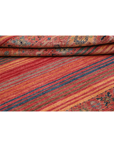 Rug Rubin Pakistan 154x198 Terracotta Red Blue