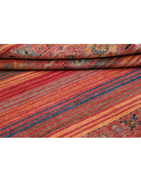 Rug Rubin Pakistan 154x198 Terracotta Red Blue
