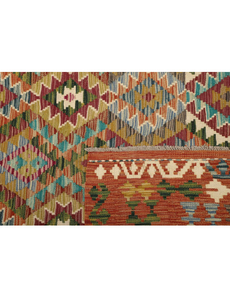 Kilim 153x208 Cm Afghan Kilim, Hand-carded Wool, Cotton