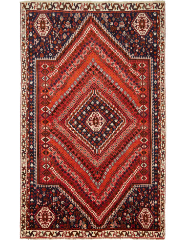 Tappeto Shiraz Persia marrone blu 172x285
