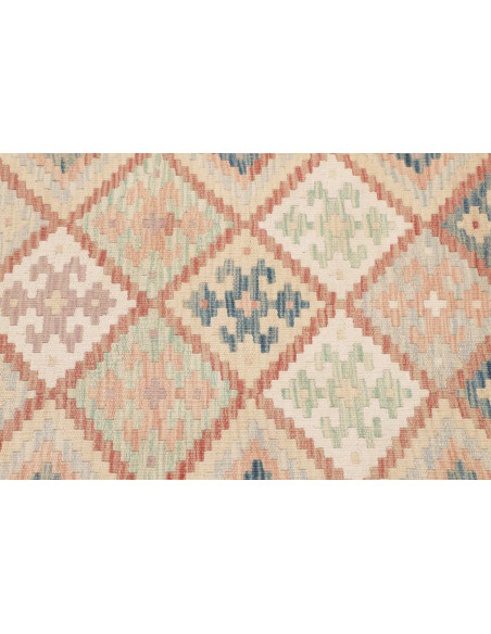 Rug Kilim Afghanistan 81x201 Cream Rose Terraco