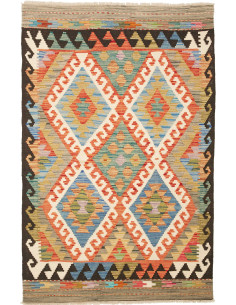 Kilim 103x158 Cm Kilim, Afghanistan, Hand-carded Wool warp: