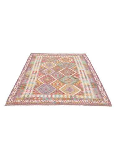 Rug Kilim Afghanistan 152x204 Multi Color Peach