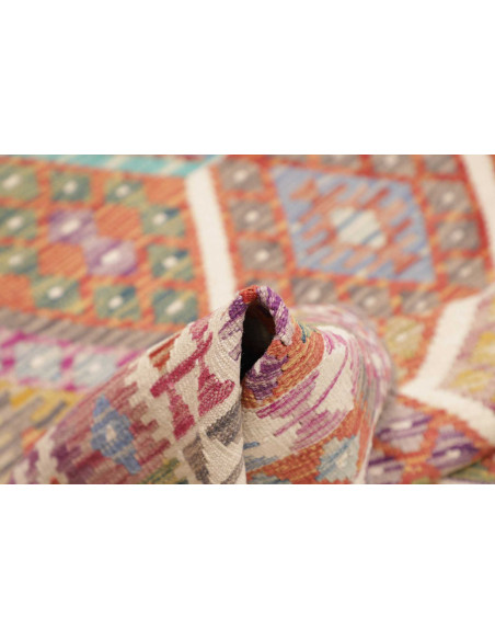 Rug Kilim Afghanistan 152x204 Multi Color Peach