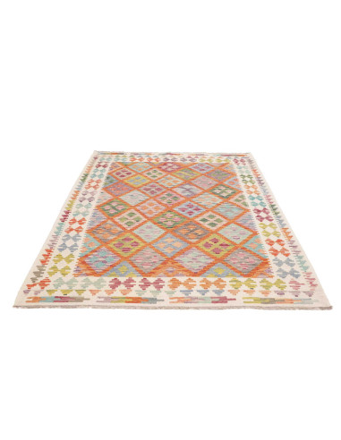 Rug Kilim Afghanistan 154x202 Multicolor Orange