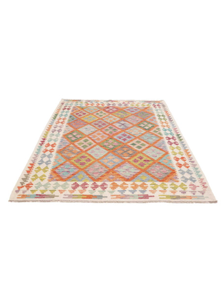Rug Kilim Afghanistan 154x202 Multicolor Orange