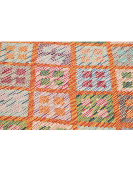 Rug Kilim Afghanistan 154x202 Multicolor Orange