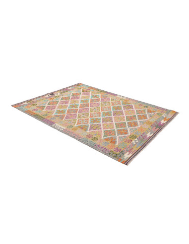 Rug Kilim Afghanistan 149x211 Lavender Aqua Ora