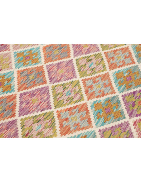 Rug Kilim Afghanistan 149x211 Lavender Aqua Ora