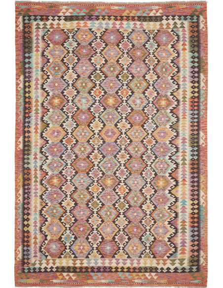 Rug Kilim Afghanistan 204x297 Terracotta Rose L