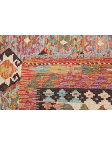 Rug Kilim Afghanistan 204x297 Terracotta Rose L
