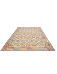 Tappeto Kilim Afghanistan 202x300 Beige Multico 2