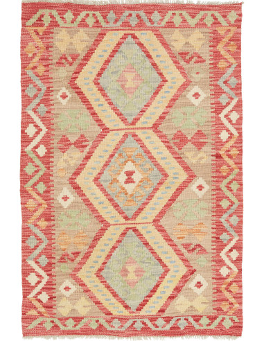 Rug Kilim Afghanistan 82x123 Terracotta Beige L