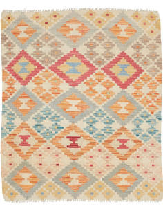 Tappeto Kilim Afghanistan 82x100 Beige Crema Co