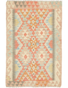 Tappeto Kilim Afghanistan 83x126 Pesca Corallo